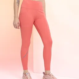 HRX by Hrithik Roshan Women Mid-Rise Cropped Training Tights with Reflective Elements image 4