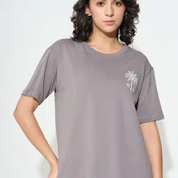 Honey by Pantaloons Women Printed Round Neck Cotton Top-picture-40