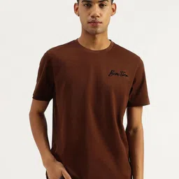 United Colors of Benetton Men Printed Pure Cotton T-shirt-picture-15