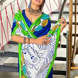 KALINI Pure Cotton Saree image 4