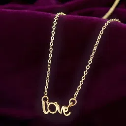 Voylla Gold-Plated Contemporary Valentine's Day Purrfect Love Pendant With Chain-picture-40