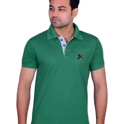 LA MILANO Men Polo Collar Applique Slim Fit T-shirt-picture-14