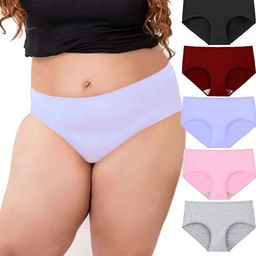 Diving Deep Women Pack of 5 Cotton Hipster Briefs-image-43
