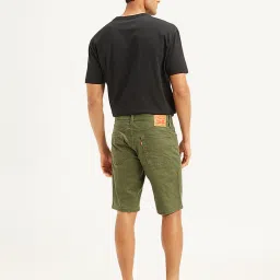 levi's Men's Olive Tapered Shorts image 2