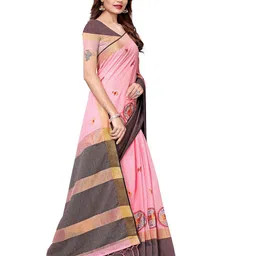 KALINI Ethnic Motifs Embroidered Saree image 5