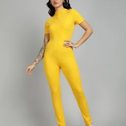 Kotty Women Short Sleeves Basic Jumpsuit-picture-38