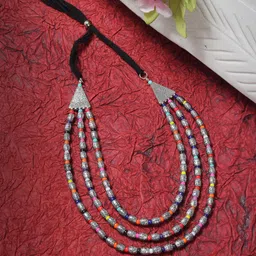 YouBella Silver-Plated Artificial Beads Beaded Necklace-picture-41