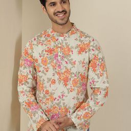 Anouk Rustic Ethnic Motifs Printed Mandarin Collar Pure Cotton Kurta-picture-31