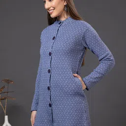 Anouk Women Self Design Longline Cardigan image 4