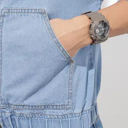 The Roadster Life Co. Typography Embroidered Hooded Denim Jacket image 5