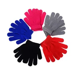 ketkar Unisex Kids Winter Gloves-picture-39