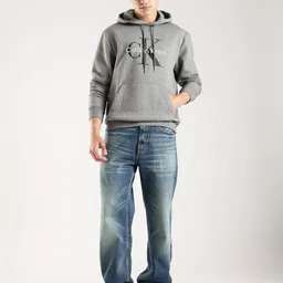 Calvin Klein Jeans Men Printed Hooded Sweatshirt image 4