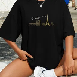 SZN Oversized Fit Graphic Printed T-shirt image 5