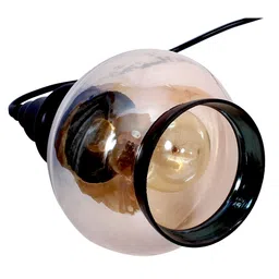 KINIS Brown & Black Glass Quirky Ceiling Lamp image 4