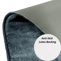 hometail Grey Velvet Runner image 3