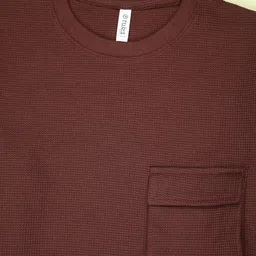 V-Mart Boys Solid Structured Round Neck T-Shirt image 2