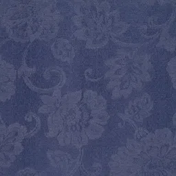 Saral Home 4Pcs Blue Self-Design Cotton Rectangle Table Placemats image 3