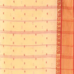 DESH BIDESH Ethnic Motifs Printed Zari Pure Cotton Jamdani Saree image 5