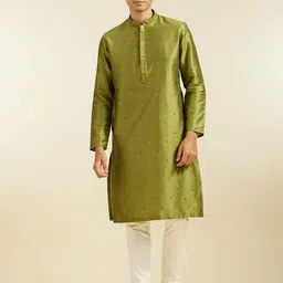 Diwas by Manyavar Men Sequinned Kurta image 1
