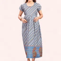 RITIJYA Women Floral Printed Floral Maternity Anarkali Kurta-picture-42