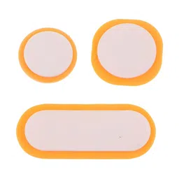 We3 Set Of 10 Orange Coloured Wire Organizer Cable Clips image 4