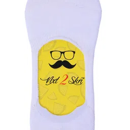 N2S NEXT2SKIN Men Pack Of 3 Patterned Cotton Anti-Slip Shoe-Liners image 5