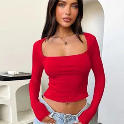 StyleCast x Revolte Fitted Crop Top-image-25