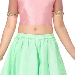 BAESD Girls Ready to Wear Lehenga & Blouse With Dupatta image 2