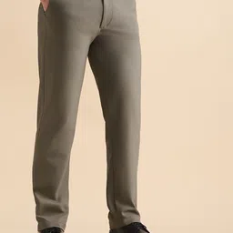 The Souled Store Men Beige Classic Fit Super Pants-picture-28