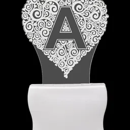 1ST TIME White & Transparent 3D Illusion LED Plug Night Lamps image 4