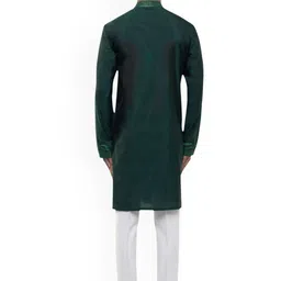 SDS By Kushal Shah Men Embroidered Mandarin Collar Regular Kurta Sets image 2