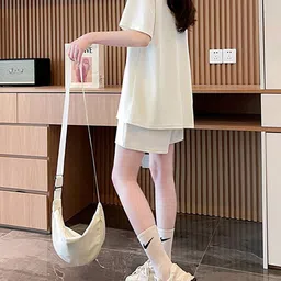 JC Mode Printed Round Neck T-Shirt & Short Co-Ords image 5