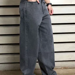 High Star Men Relaxed Fit Mid-Rise Cotton Jeans image 2