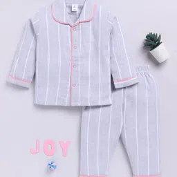 Clt.s Unisex Kids Striped Night suit-picture-39