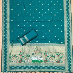 LeeliPeeri Designer Art Silk Unstitched Dress Material-picture-19