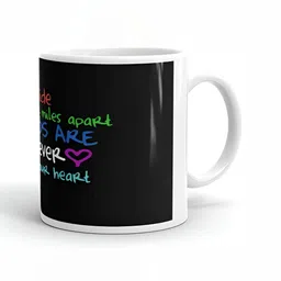 Mr UVD White & Black Typography Printed Ceramic Matte Mug 350 ml image 4