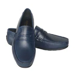 RAPAWALK Men Penny Full Grain Soft Leather Slip on Moccasins Loafers image 5