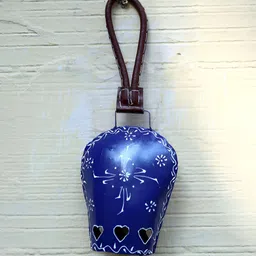 DULI Blue Printed Cowbells Windchimes image 5