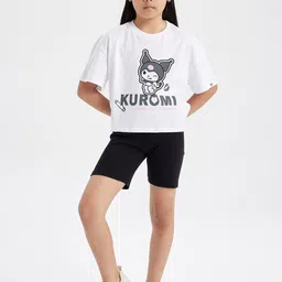 DeFacto Girls Solid High Rise Tights image 2