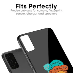 QRIOH Anxiety Stress Real Printed Sleek & Lightweight Google Pixel 10 Pro 5G Glass Case image 2