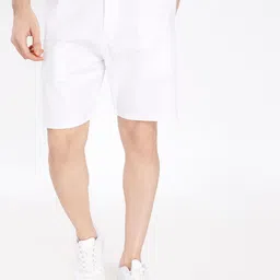 THE BEETEL HOUSE Men Solid Mid-Rise Relaxed Fit Regular Shorts-image-89