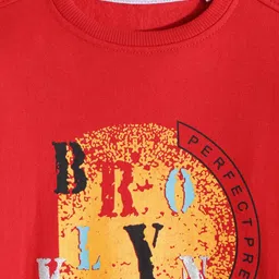 Eteenz Boys Premium Cotton Typography Printed Sweatshirt image 4