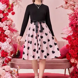 YK Floral Print Fit & Flare Dress-picture-34