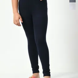 KAYU Pack Of 3 Girls Churidar Length Leggings-picture-11