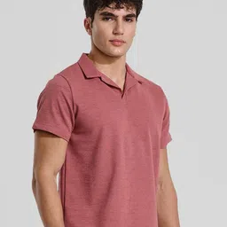 Snitch Men Self Design Polo Collar T-shirt-picture-24