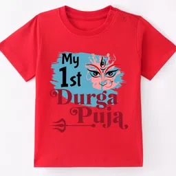 BLUSHES Unisex Typography Printed Round Neck Cotton T-shirt-picture-45