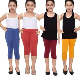Tik Tok WEARS Girls Multicoloured Cotton Capris-picture-27