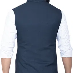 aljaami Solid Men Waistcoat image 2