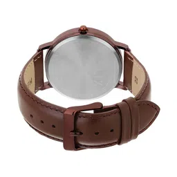 Helix Men Brass Dial & Straps Analogue Watch TW053HG14T image 5