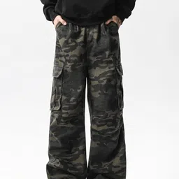 StyleCast x Revolte Men Camouflage Printed Loose Fit Wrinkle Free Cargos-picture-44